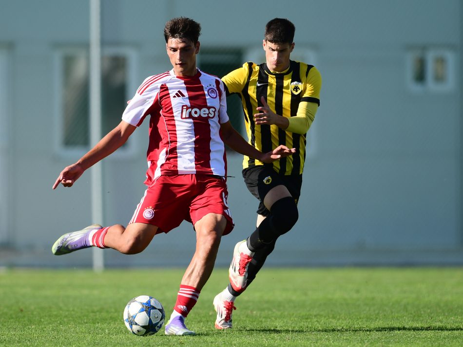 Ήττα για τους νέους της ΑΕΚ στο ντέρμπι με τον Ολυμπιακό